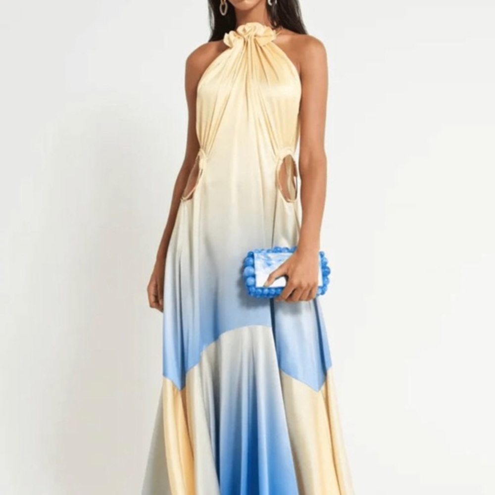 Cult Gaia iris gown